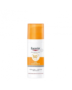 Eucerin Sun Oil-Control SPF50+ Gel-Creme Solar Toque Seco 50ml