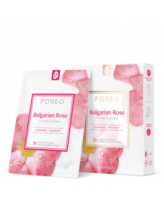 FOREO Sheet Mask Bulgarian Rose Máscara Energizante 3un.