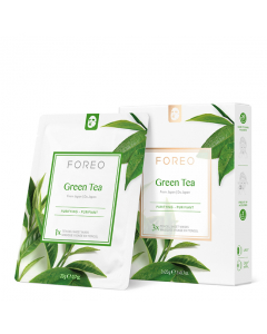 FOREO Sheet Mask Green Tea Máscara Purificante 3un.