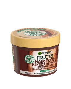 Fructis Hair Food Manteiga Cacau Máscara Intensiva Caracóis 390ml