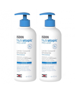 Isdin Nutratopic Pro AMP Loção Emoliente e Protetora Preço Especial 2x400ml