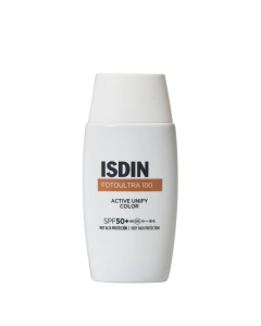 Isdin FotoUltra 100 Active Unify Color Fluido Cor SPF50+ 50ml