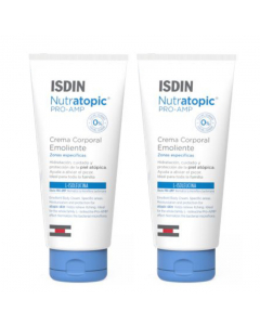 Isdin Nutratopic Pro-AMP Duo Creme Emoliente Pele Atópica 2x200ml