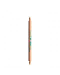 NYX Wonder Pencil Lápis Duo Micro Iluminador Multiusos Cor Medium Peach