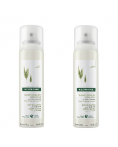 Klorane Leite de Aveia Duo Shampoo Seco Extra-Suave 2x150ml