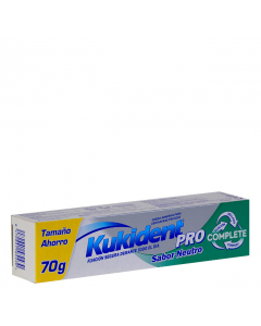 Kukident Pro Complete Creme Neutro Fixador de Próteses 70g