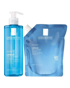 La Roche-Posay Lipikar Pack Gel Lavante + Refill Gel