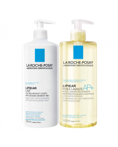 La Roche Posay Pack Lipikar Leite + Óleo Lavante AP+ 2x750ml