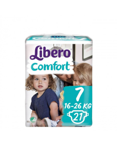 Libero Comfort T7 Fraldas 16-26 kg 21un.