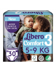 Libero Comfort T3 Fraldas 5-9 kg 30un.