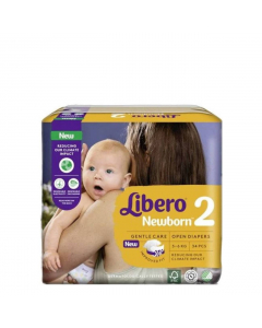 Libero Newborn T2 Fraldas 3-6 kg 34un.