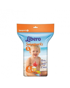 Libero Swimpants Fraldas 7-12Kg 6un.