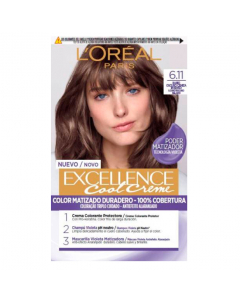 L'Oréal Paris Excellence Cool Creme Coloração Permanente Cor 6.11 Louro Escuro Gelado