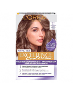 L'Oréal Excellence Coloração Permanente Cor 7.11 Louro Gelado