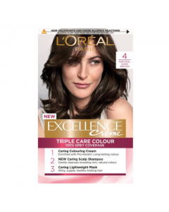 L'Oréal Paris Excellence Crème Coloração Permanente Cor 4.0 Castanho