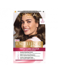 L'Oréal Excellence Crème Coloração Permanente Cor 5.0 Castanho Claro