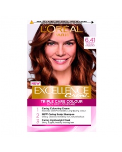 L'Oréal Excellence Crème Coloração Permanente Cor 6.41 Avelã