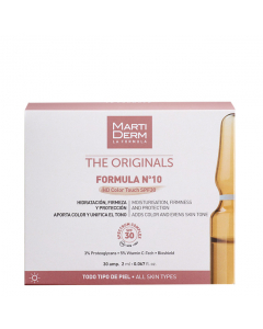 Martiderm Formula nº10 HD Color Touch SPF30 Ampolas 30un.