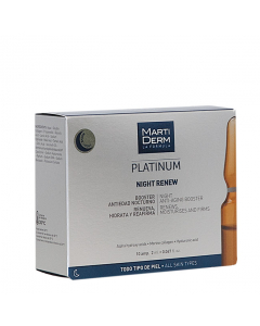 Martiderm Platinum Night Renew Ampolas Anti-Idade Noite 10x2ml
