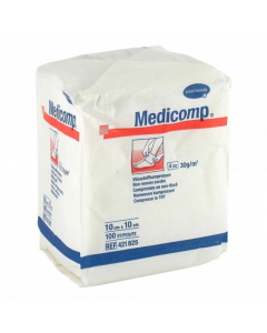 Medicomp Compressas Não Tecido 10x10cm 100unid.