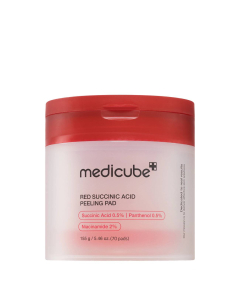 Medicube Red Succinic Acid Peeling Pads Discos Esfoliantes 70un.