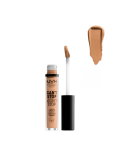 NYX Can't Stop Won't Stop Contour Concealer Corretivo Cor Medium Olive 3.5ml