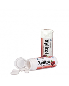 Miradent Xylitol Pastilhas Elásticas Arando Vermelho 30un.