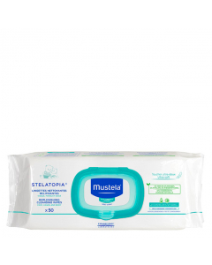 Mustela Stelatopia Toalhitas Relipidantes Ultra-Suaves 50un.