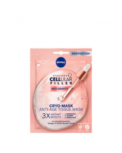 Nivea Hyaluron Cellular Filler Máscara Facial de Tecido Anti-Idade 1un.