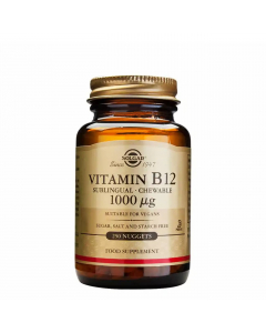 Solgar Vitamina B12 1000µg Suplemento Comprimidos Mastigáveis 250unid.