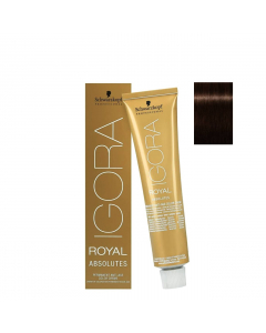 Schwarzkopf Igora Royal Absolutes Cor 4-60 Castanho Médio Chocolate 60ml