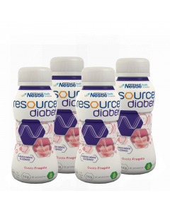 Nestlé Resource Diabet Solução Oral Morango 4un.