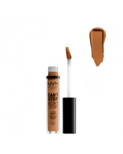 NYX Can't Stop Won't Stop Contour Concealer Corretivo Cor Neutral Tan 3.5ml