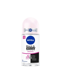 Nivea Black & White Invisible Original Desodorizante Roll-On Antimanchas 50ml