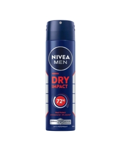 Nivea Men Dry Impact Desodorizante Spray Sem Álcool 150ml
