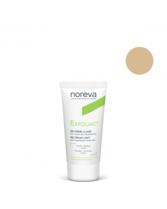 Noreva Exfoliac Creme de Cor Anti-Imperfeições Tom Claro 30ml