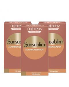 Nutreov Sunsublim Autobronzeador Cápsulas 3x28un.