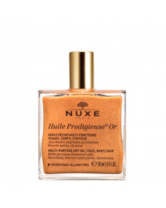Nuxe Huile Prodigieuse OR Óleo Seco para Rosto, Corpo e Cabelo 50ml