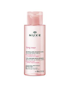 Nuxe Very Rose Água Micelar Desmaquilhante Calmante 3 em 1 400ml