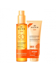 Nuxe Sun Pack Óleo Rosto e Corpo SPF30 Oferta Pós Solar