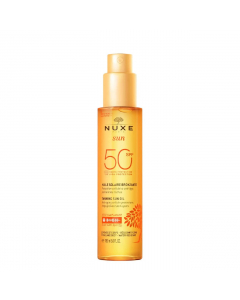 Nuxe Sun Óleo Bronzeador Rosto e Corpo SPF50 150ml