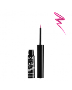 NYX Epic Wear Metallic Eyeliner Delineador Líquido Cor 08 Fuchsia Metal 3.5ml