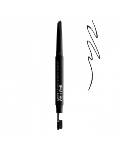 NYX Fill &amp; Fluff Eyebrow Pomade Pencil Lápis de Sobrancelhas- Black