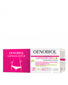 Oenobiol Captador 3-em-1 + Duo Cápsulas Preço Especial 2x60un.