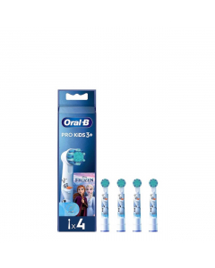 Oral-B Pro Kids 3+ Recargas Escova Elétrica Frozen 4un.