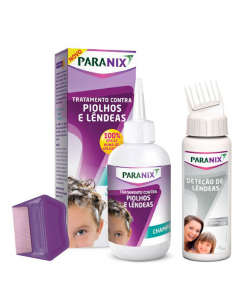 Paranix Piolhos Kit Champô Tratamento + Gel Localizador de Lêndeas