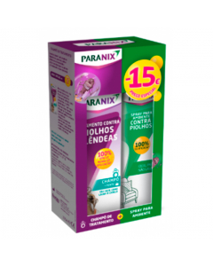 Paranix Piolhos Kit Champô Tratamento + Spray Ambiente