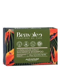 Alfaparf Benvoleo Daily Shampoo Sólido 3-em-1 80g
