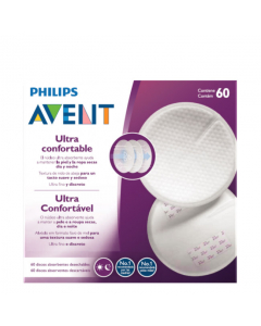 Philips Avent Discos Amamentaçao Descartáveis 60un.
