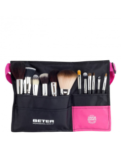 Beter Professional Make Up Kit Cinto Ajustável + Pincéis 13un.